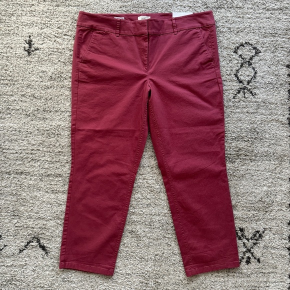 LOFT Women's Salmon Chino Pants - Picture 1 of 5